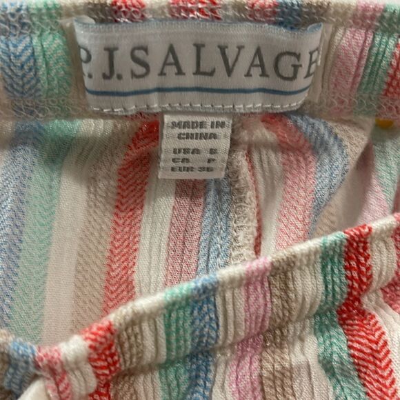 PJ Salvage Womens Loungewear Pajama Short Sleeve Set, Small - Picture 5 of 6
